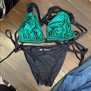 Mermaid Green Bikini Set